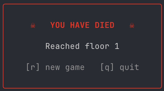 death screen