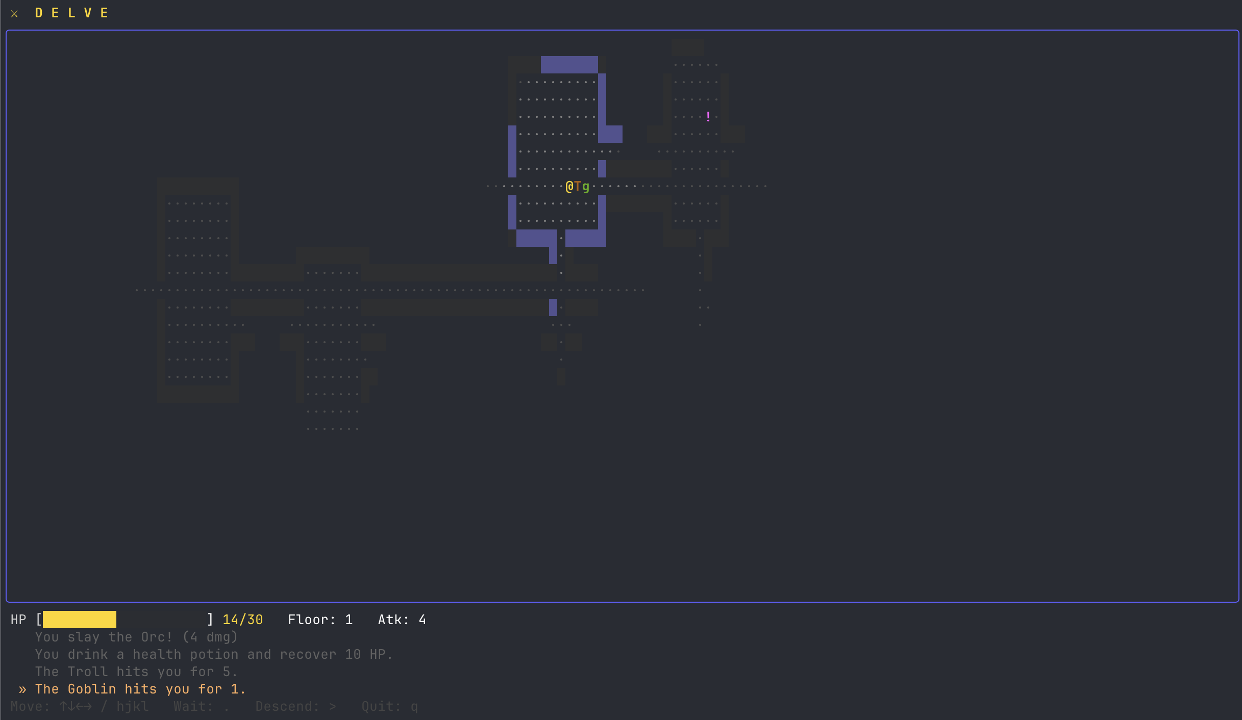 dungeon layout